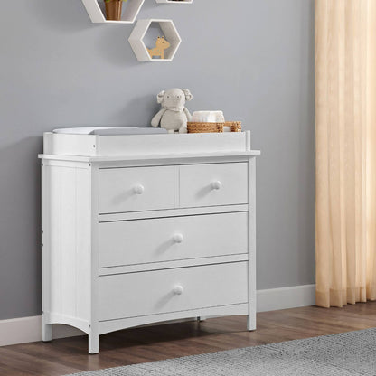 Oxford Baby Castle Hill 3-Drawer Dresser | Barn White