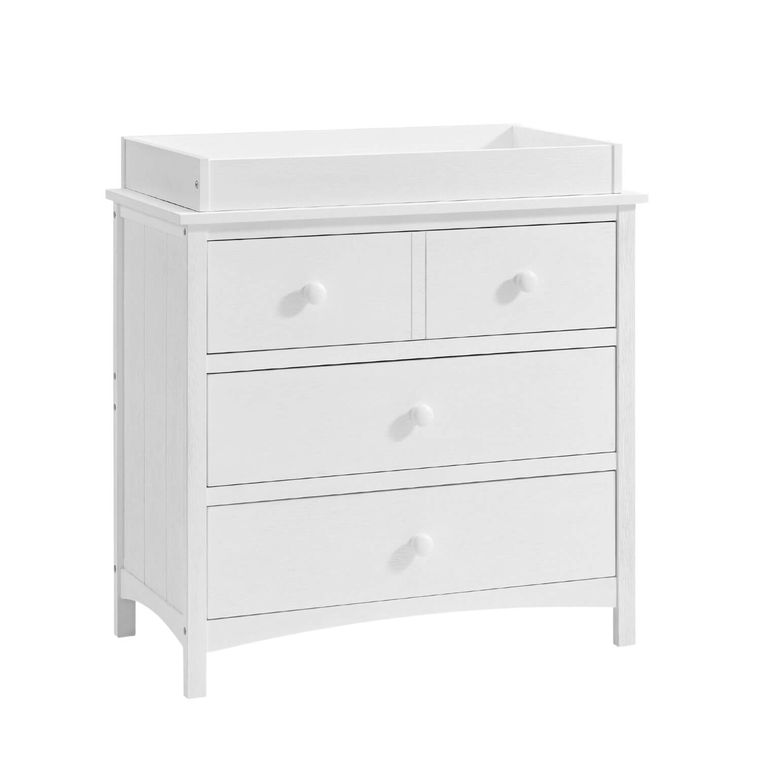 Oxford Baby Castle Hill Changing Topper For 3-Drawer Dresser | Barn White