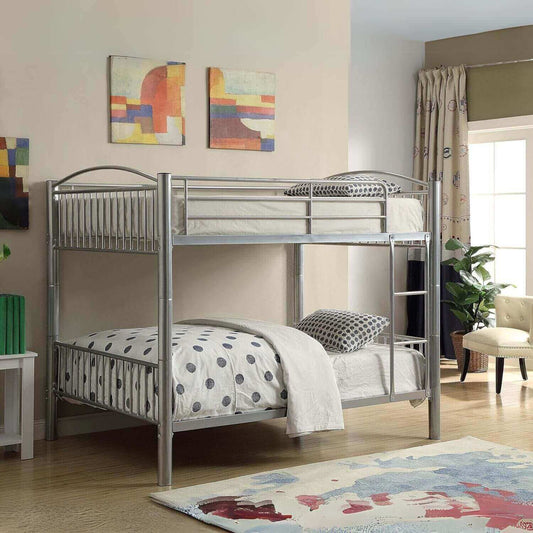 ACME Cayelynn Full/Full Bunk Bed | Silver