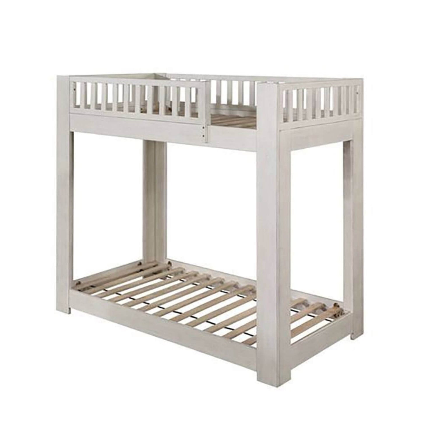 ACME Cedro Twin/Twin Bunk Bed | Weathered White