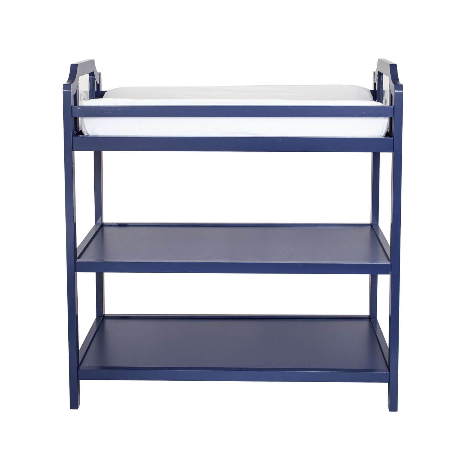 Front View of Celeste Changing Table Navy Blue