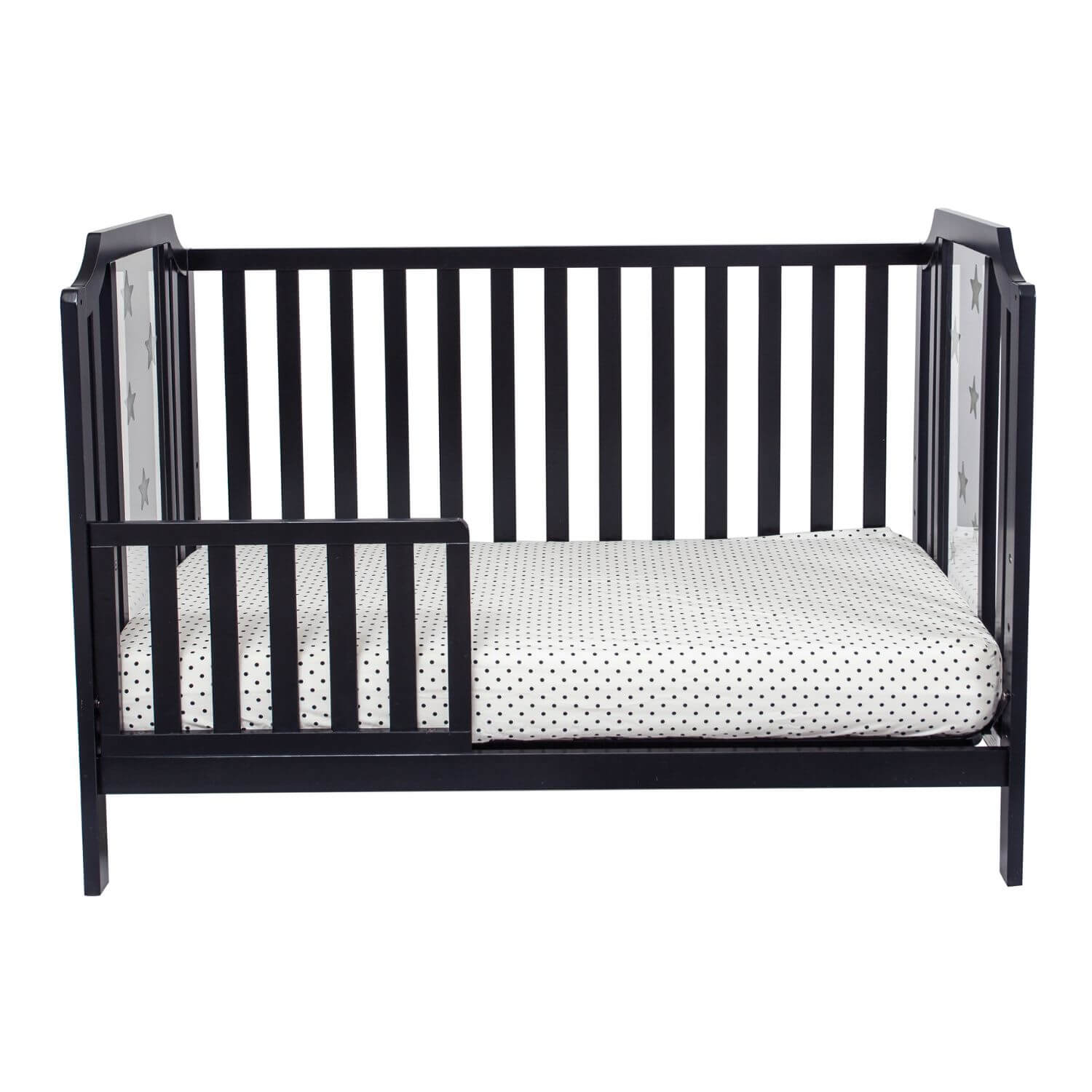 Celeste 3-in-1 Convertible Island Crib Black