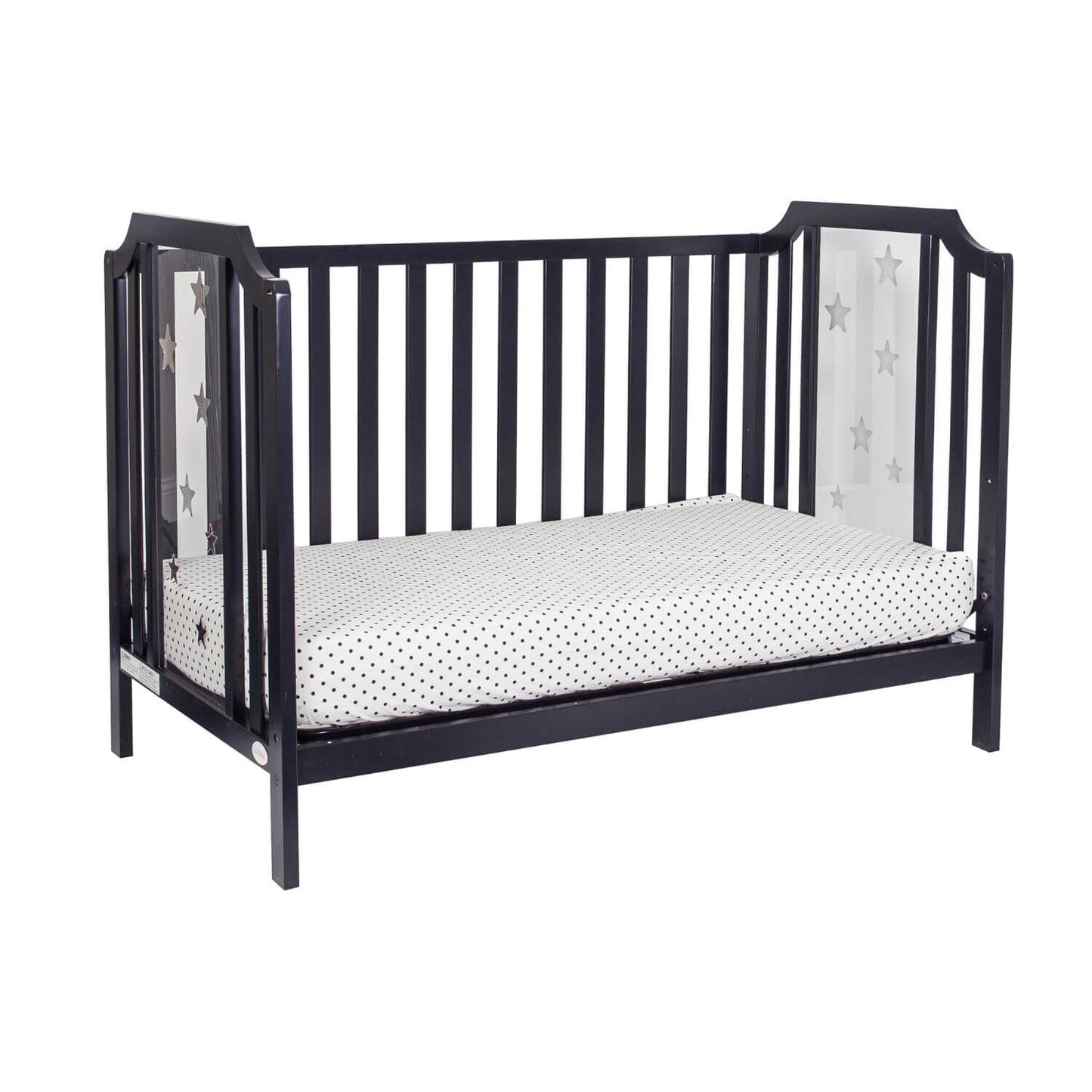 Celeste 3-in-1 Convertible Island Crib Black