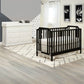 Celeste 3-in-1 Convertible Island Crib Black