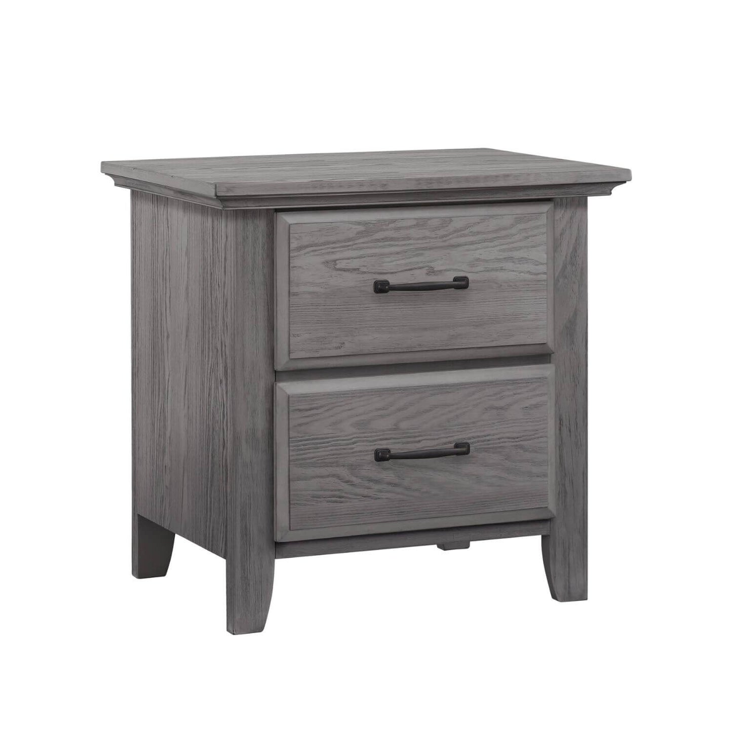 Soho Baby Chandler 2-Drawer Nightstand in Graphite Gray