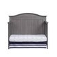Soho Baby Chandler 4-in-1 Convertible Crib | Graphite Gray - Front View of Daybed