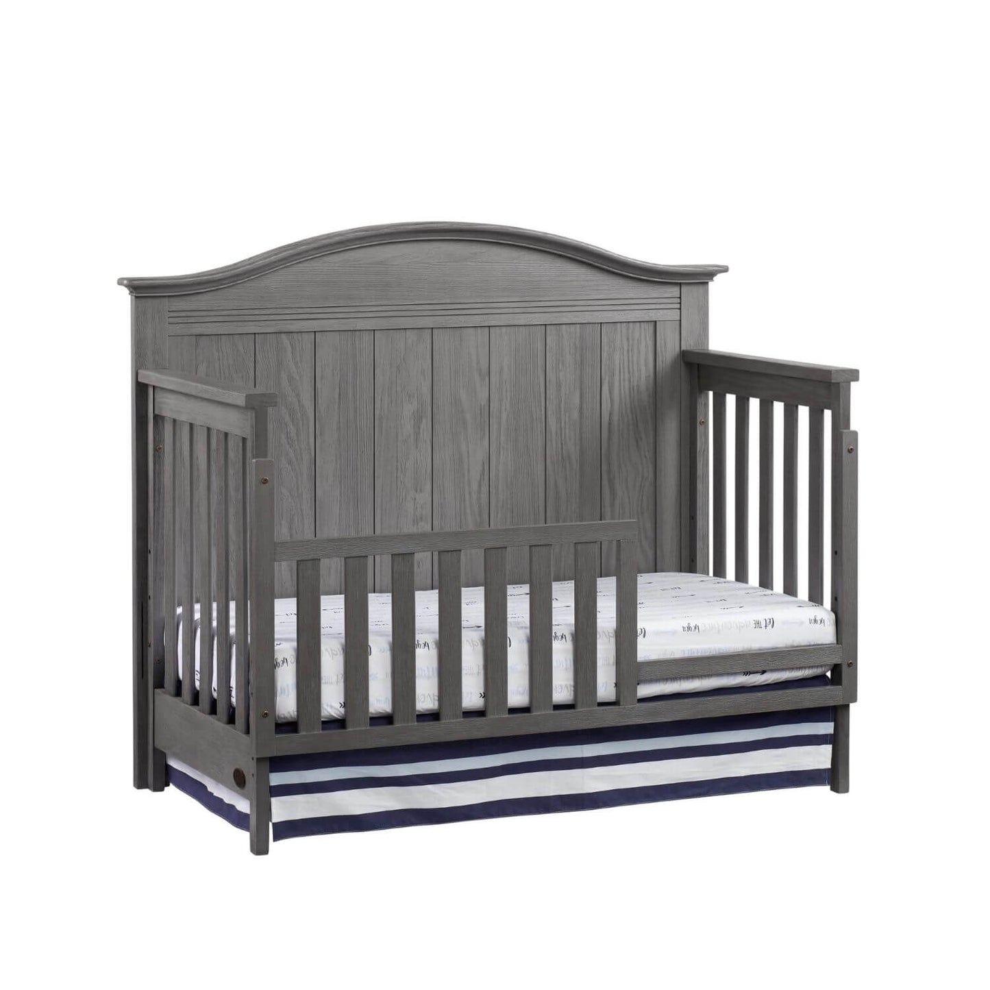 Soho Baby Chandler 4-in-1 Convertible Crib | Graphite Gray - Convert To a Toddler Bed