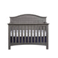 Soho Baby Chandler 4-in-1 Convertible Crib | Graphite Gray - Product Front View