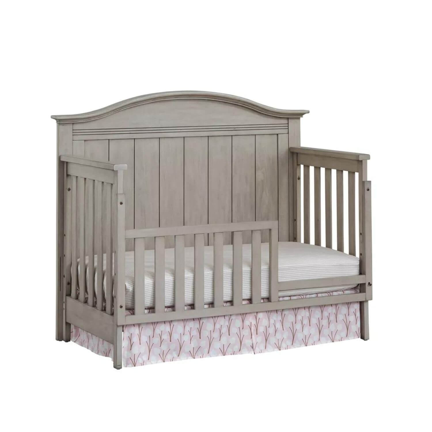 Soho Baby Chandler 4-in-1 Convertible Crib | Stone Wash - Convert To a Toddler Bed