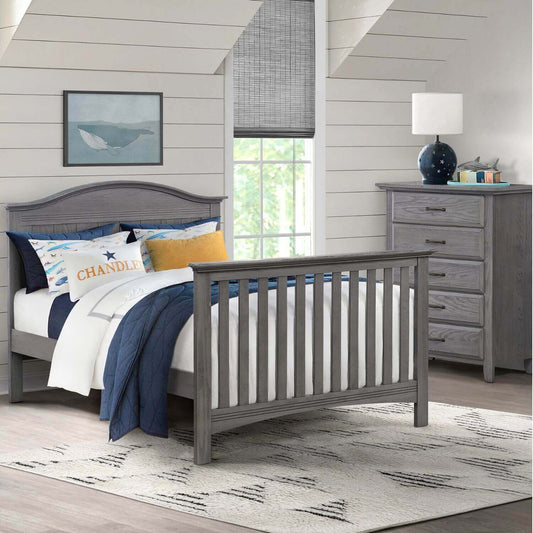 Soho Baby Chandler Full Bed Conversion Kit | Graphite Gray - Lifestyle