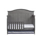 Soho Baby Chandler Guard Rail | Graphite Gray - front view of toddler bed