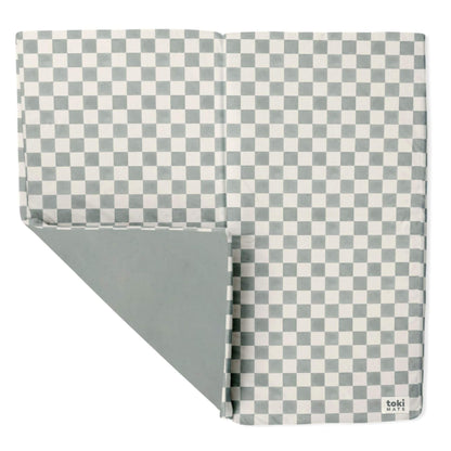 Toki Kids Checker Matcha Organic Cotton Mat - Standard