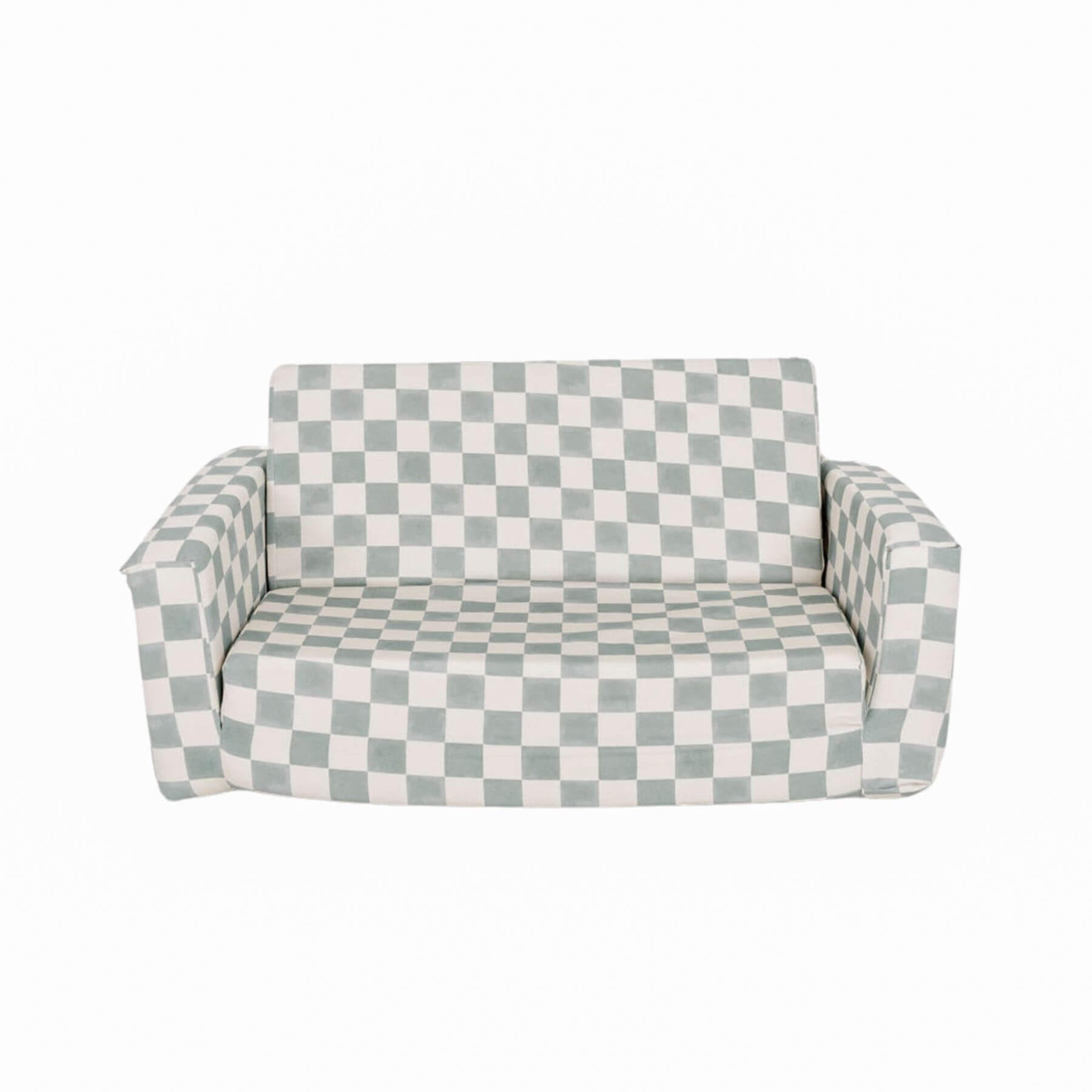 Toki Kids Checker Matcha Play Couch