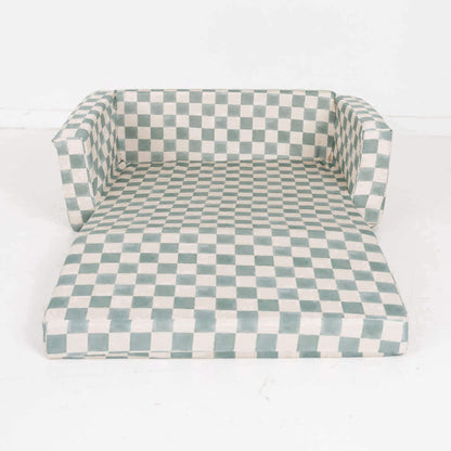 Toki Kids Checker Matcha Play Couch