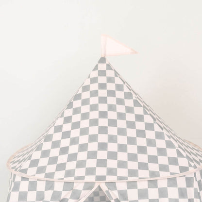 Close-up of Toki Kids Checker Matcha Play Tent