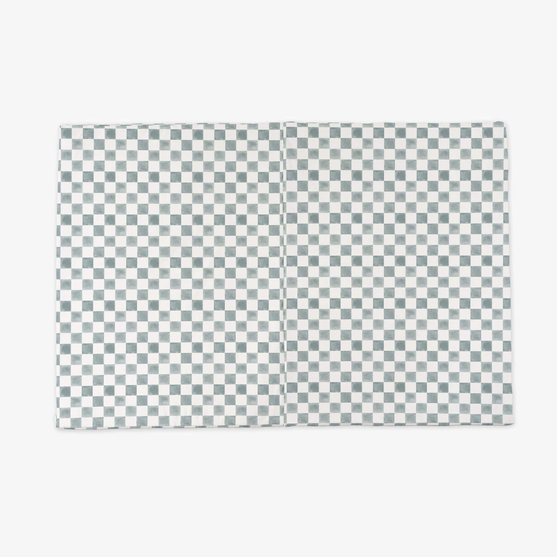 Toki Kids Checker Matcha Vegan Leather Mat