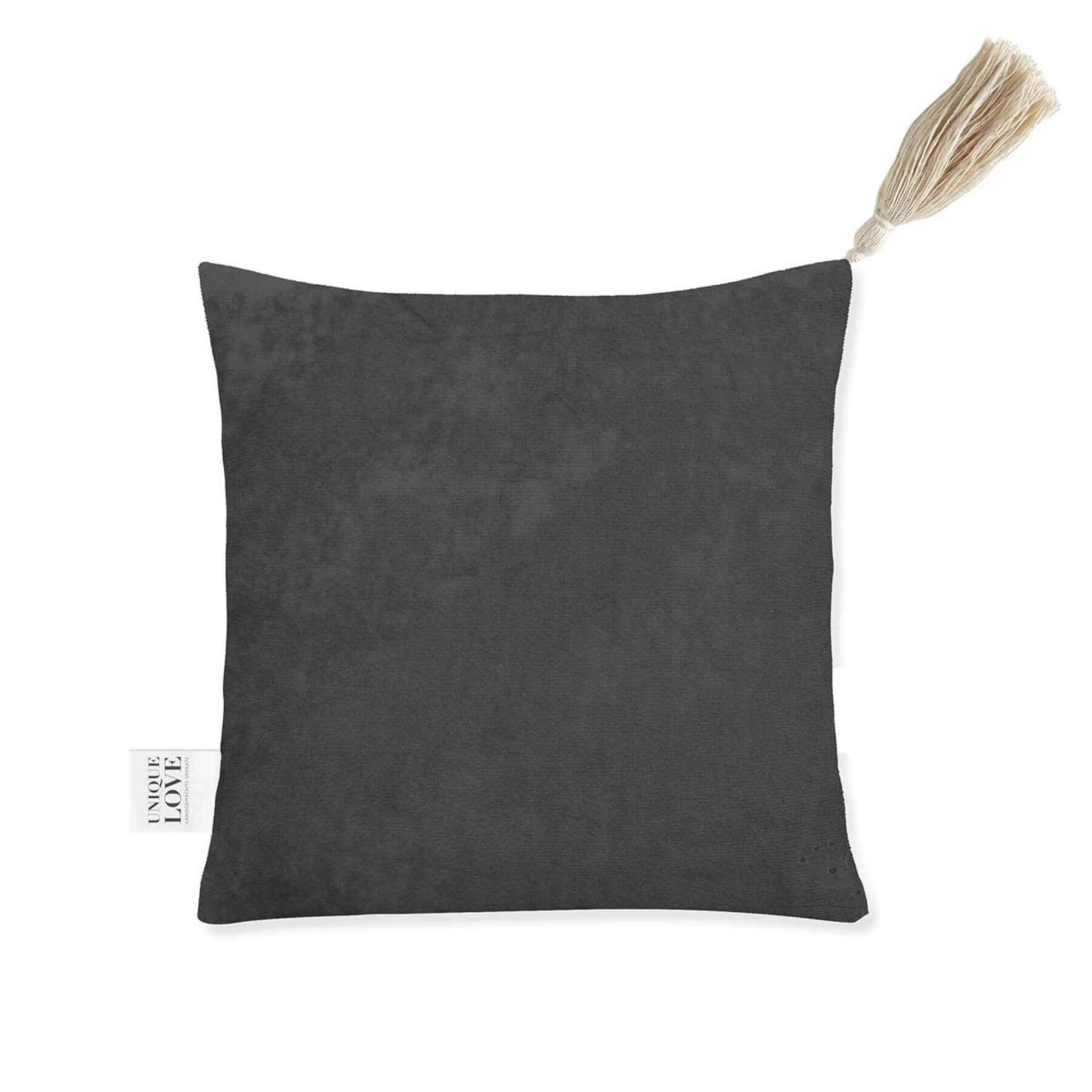 Unique Love Design Cherry Stone Pillow Graphite