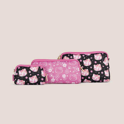 Hello Kitty® × JuJuBe Cherry Blossoms Be Set 3-Piece Pouch Set