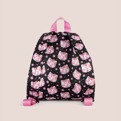 Back view of Hello Kitty® × JuJuBe Cherry Blossoms Everyday Mini Diaper Bag Backpack