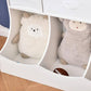 Detail of HOMCOM Children Display Bookshelf with Toy Storage Organizer White