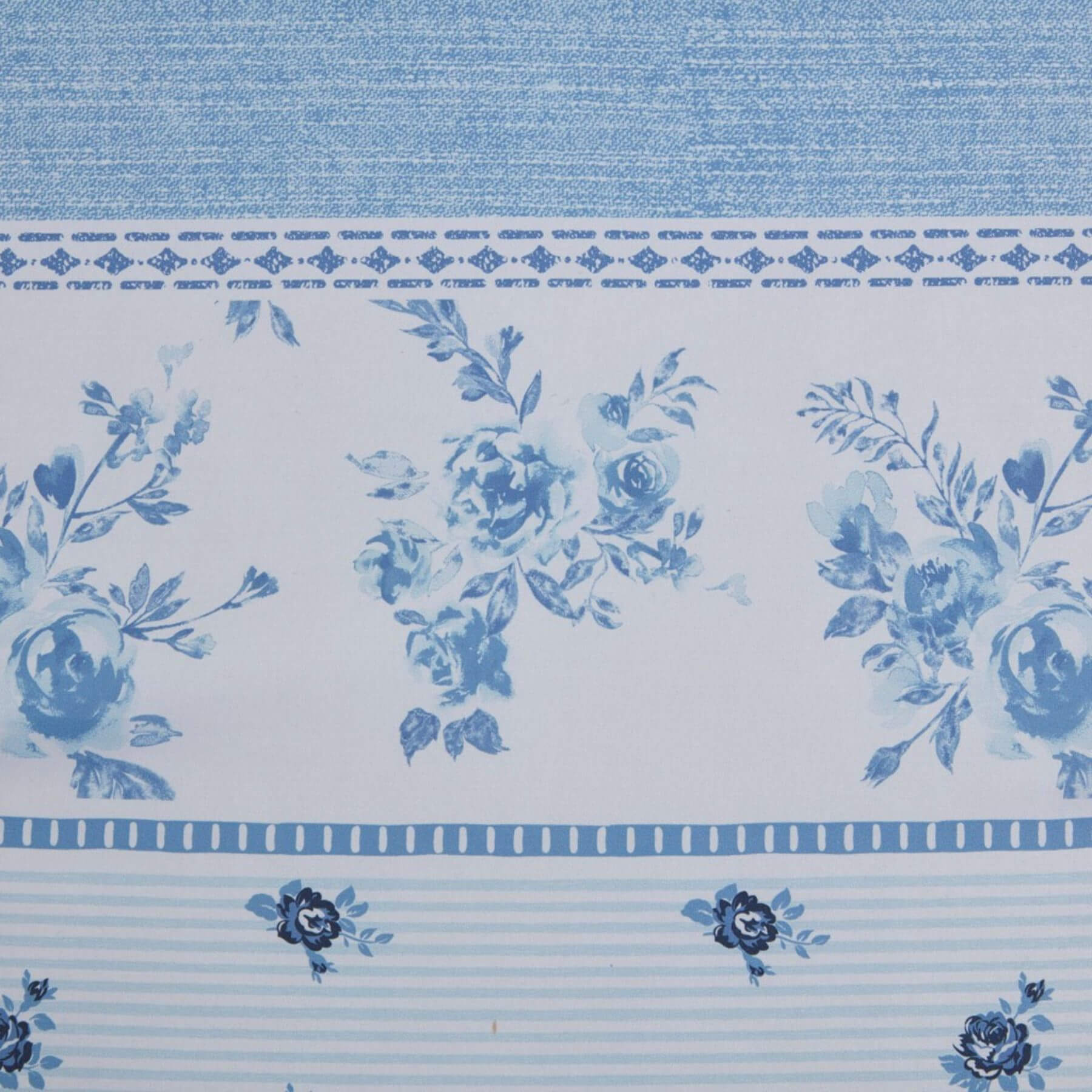 Detail View of Christa Floral Striped Comforter