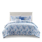 Christa Floral Striped Comforter Set