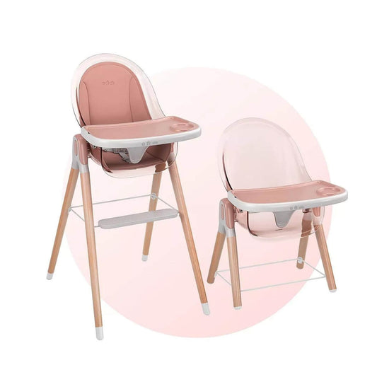 Children Of Design 6 in 1 Classic High Chair in Pink