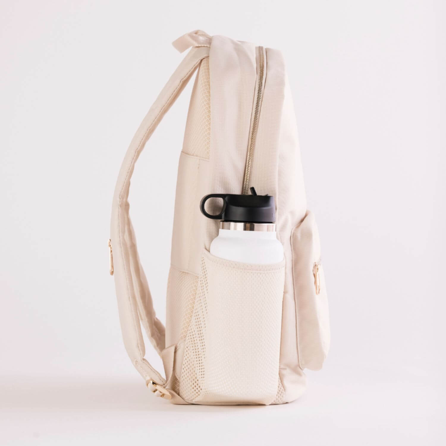 Side of augustnoa Classic Noa Backpack Cream