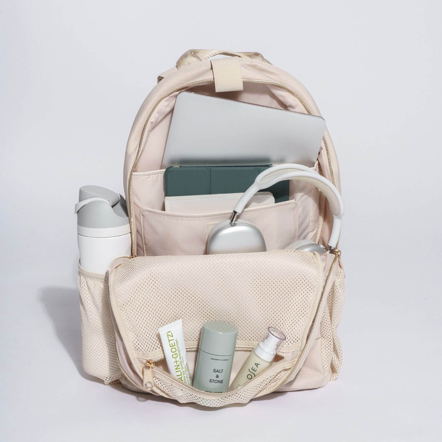 augustnoa Classic Noa Backpack Cream | Open