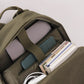 Detail of augustnoa Classic Noa Backpack Olive