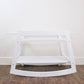 Plum+Sparrow Classic Rocking Moses Bassinet Stand with Brake White