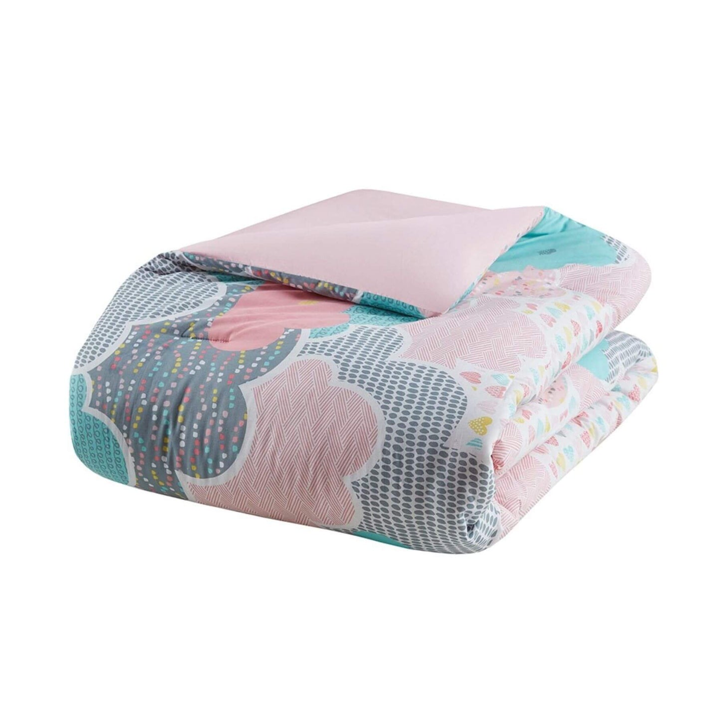 Cloud Cotton Printed Comforter Pink