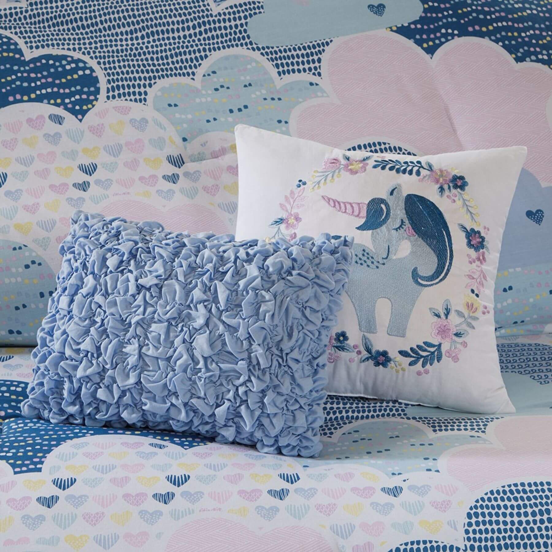 Cloud Cotton Printed Decorative Pillow