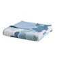 Cloud Reversible Cotton Quilt Blue