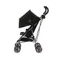 Kolcraft Cloud Umbrella Stroller in Black - Side View