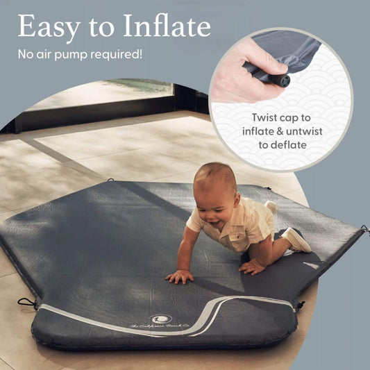 Baby Playing on The California Beach Co. Pop 'N Go™ Play Mat 2.0
