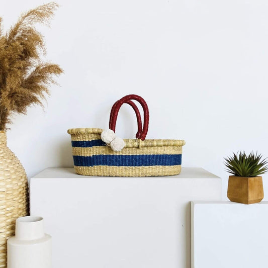 Plum+Sparrow Coastal Mini Moses Basket
