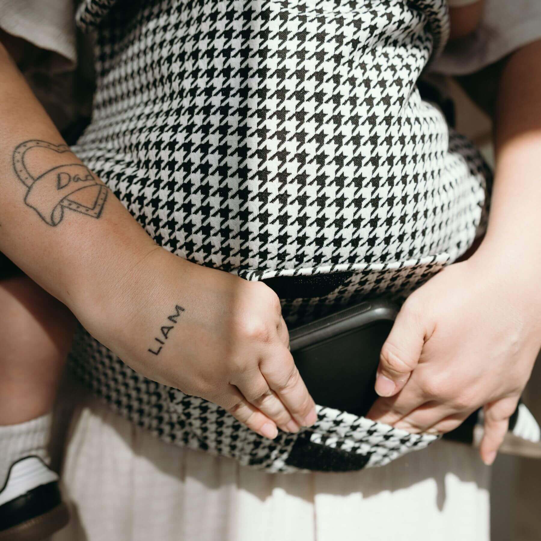 Close-up of Coco Houndstooth - Woven Jacquard