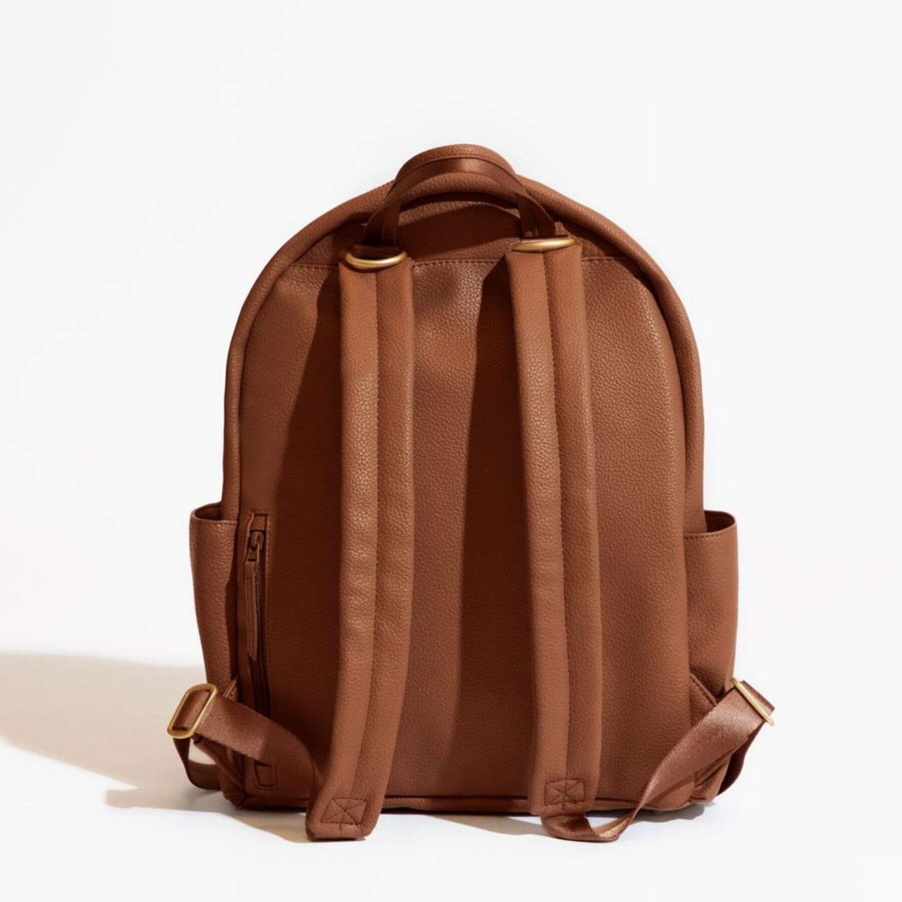 Back view of Cognac Classic City Diaper Bag II