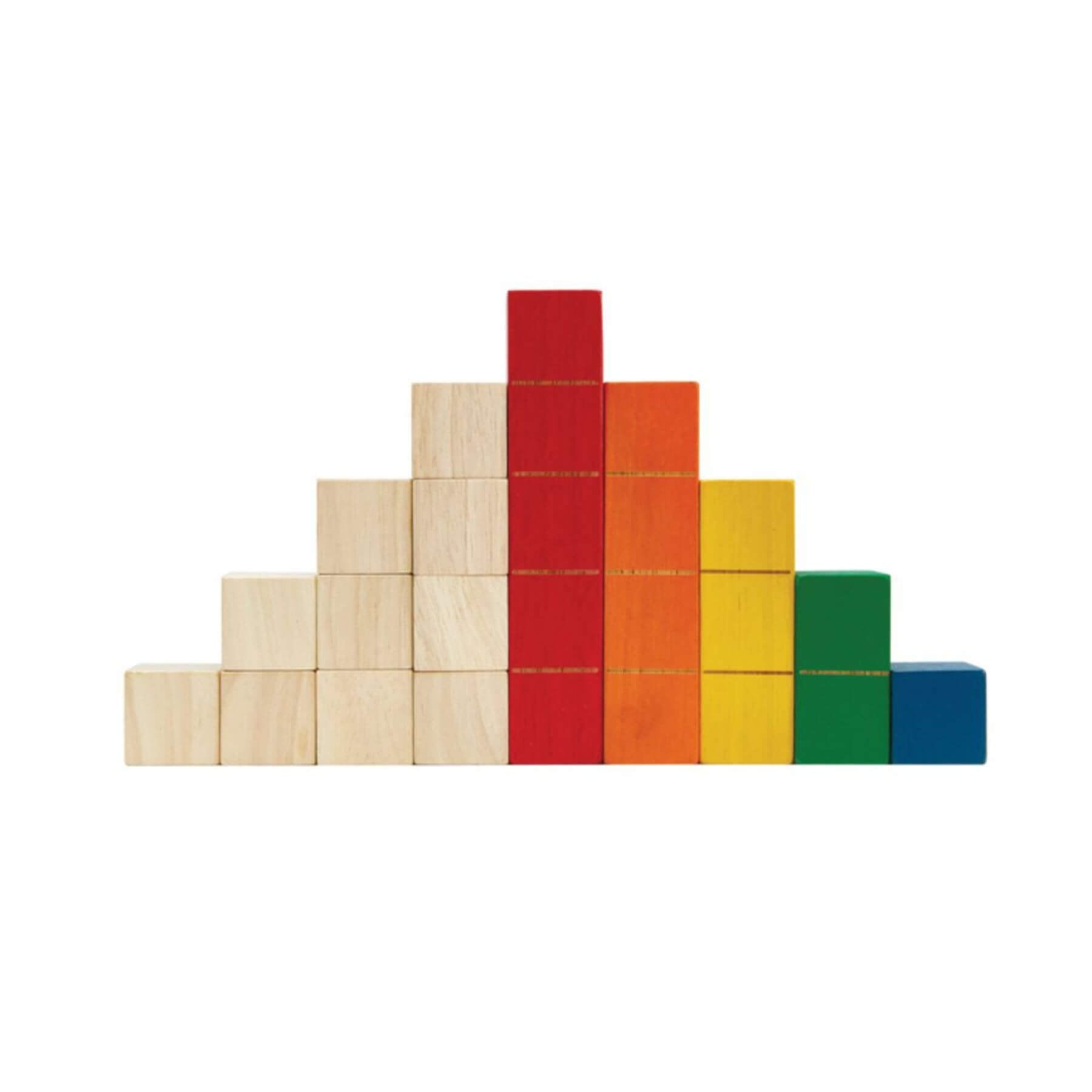 PlanToys Colored Counting Blocks - Unit Plus
