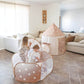 Kids Playing inside Tiny Land® Compact Adventure 3-in-1 Play Tunnel