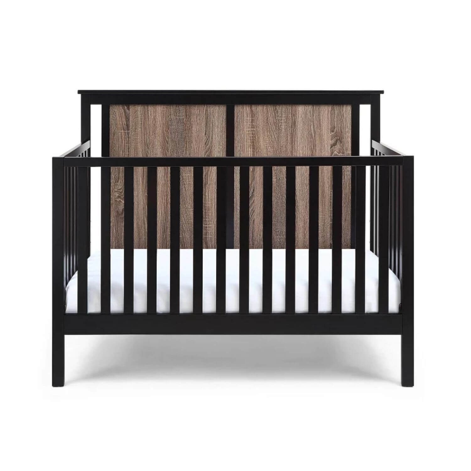 Connelly 4-in-1 Convertible Crib Black/Vintage Walnut