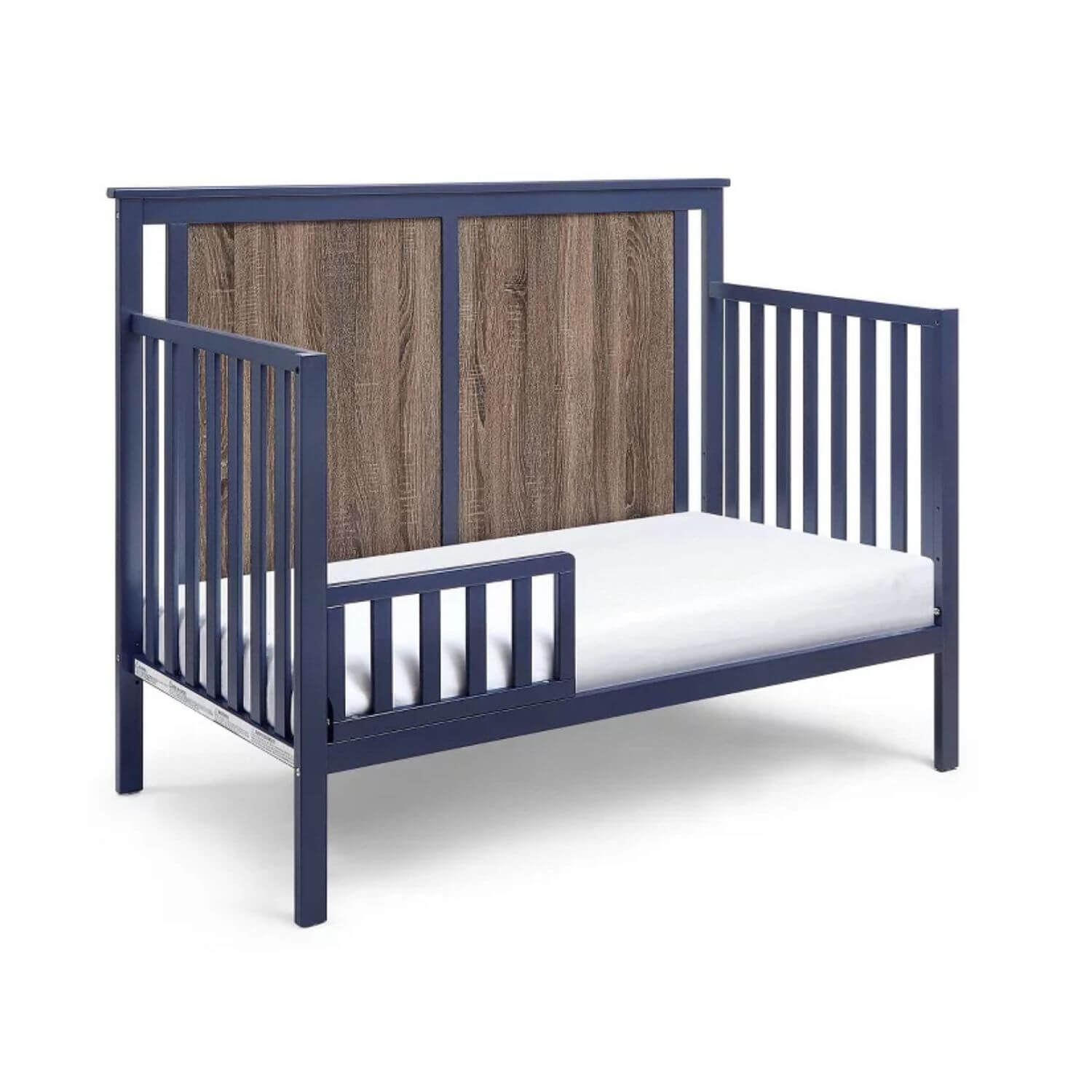 Connelly 4-in-1 Convertible Crib Midnight Blue/Vintage Walnut