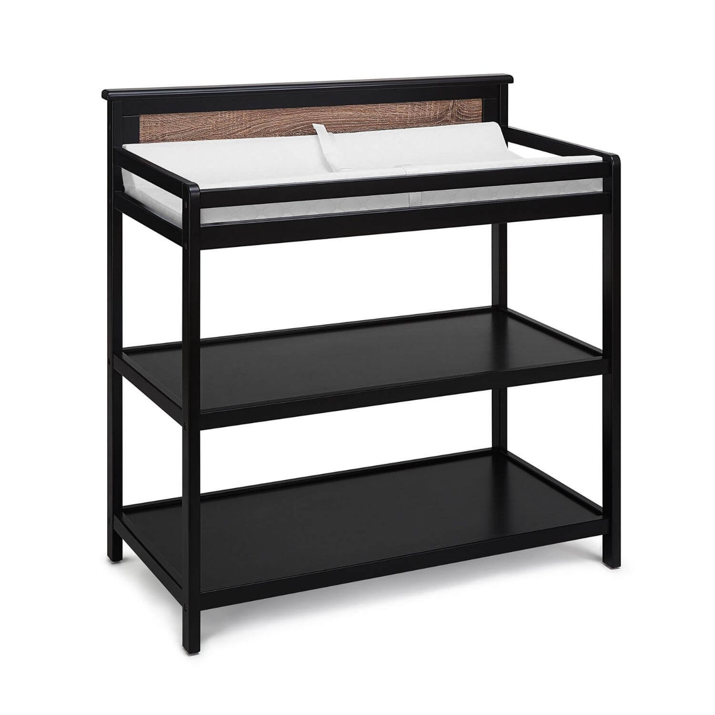 Connelly Changing Table Black/Vintage Walnut