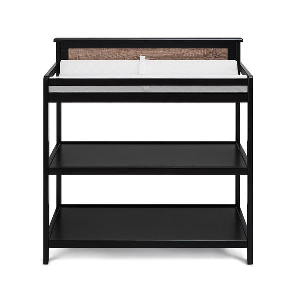 Connelly Changing Table Black/Vintage Walnut