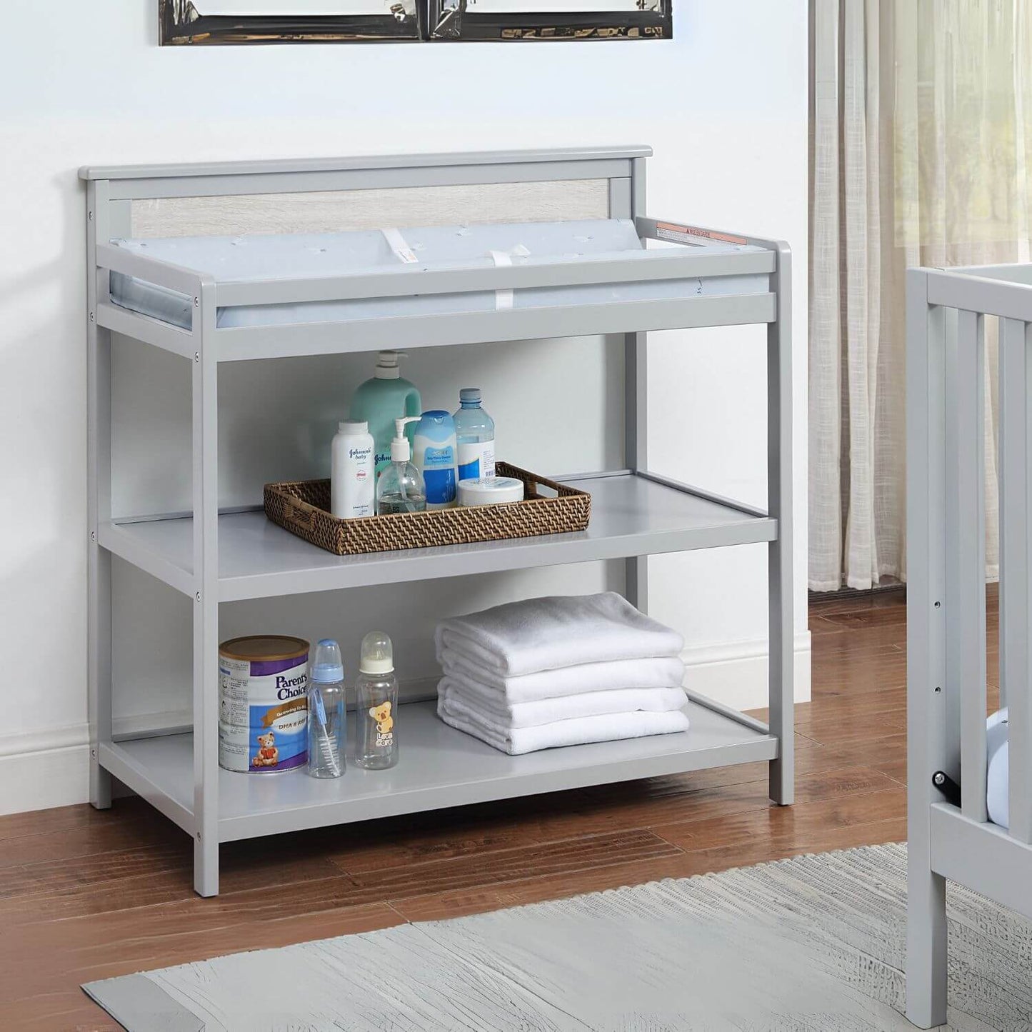 Connelly Changing Table Gray/Rockport Gray