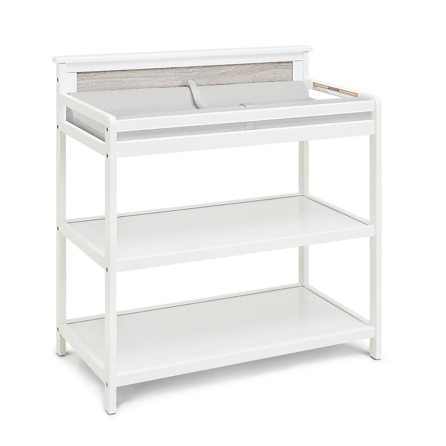 Connelly Changing Table White/Rockport Gray