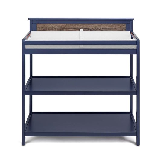 Connelly Changing Table Midnight Blue/Vintage Walnut