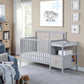 Connelly 4-in-1 Crib and Changer Combo Gray/Rockport Gray