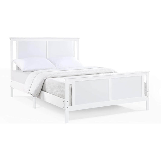 Connelly Full Bed White/Rockport Gray